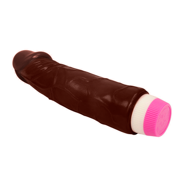Vibratore realistico gelatinoso con venature e vibrazioni regolabili